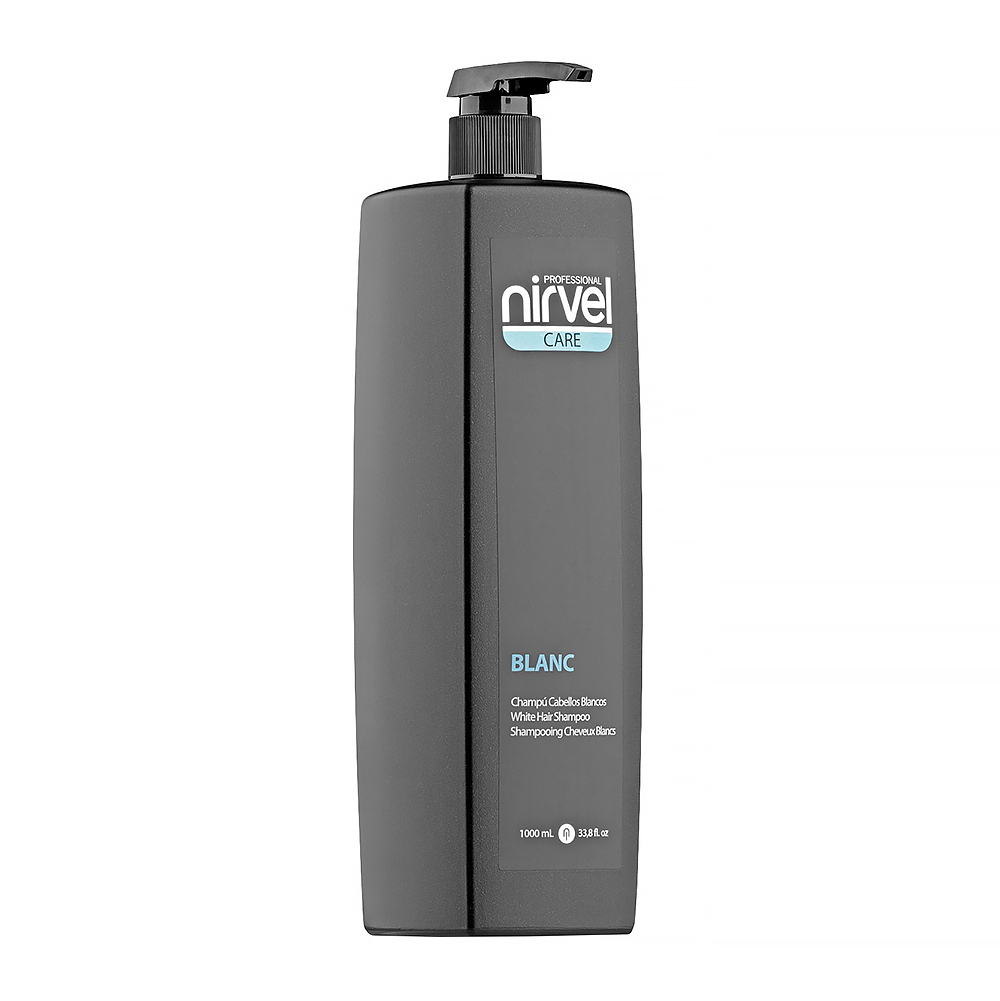 Шампунь для осветленных и седых волос/ Blanc Shampoo Nirvel 1000 мл