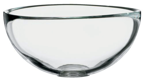 Миска, прозрачное стекло, диаметр 12см, высота 6см, 400мл