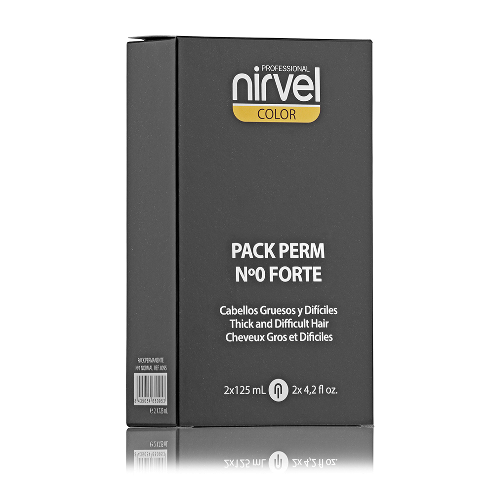 Комплект для химической завивки №0 для трудно-поддающихся волос PACK DE PERMANENT 2*125 мл  NIRVEL