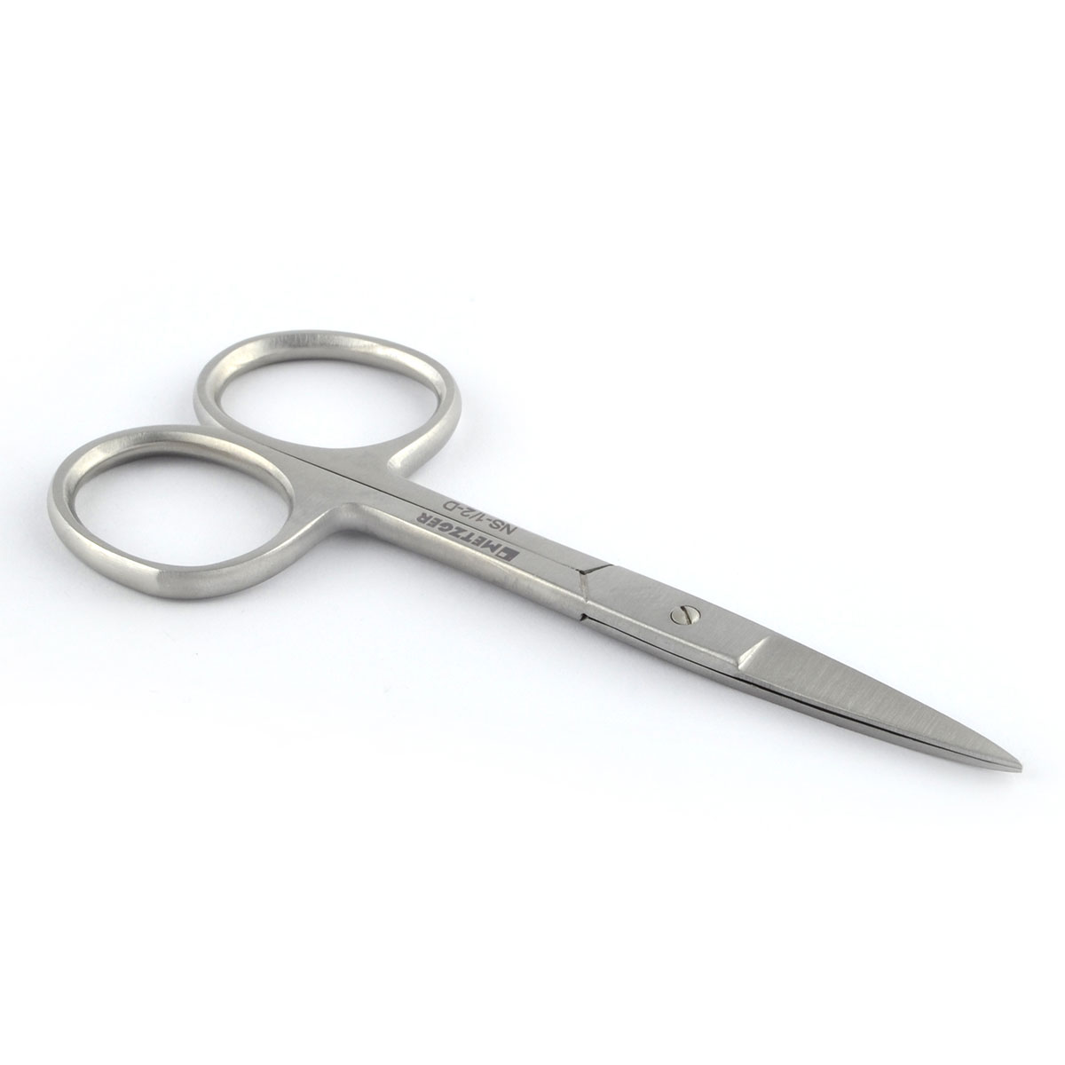 Ножницы для ногтей, длина 10 см, форма лезвий прямые, матовые, Metzger