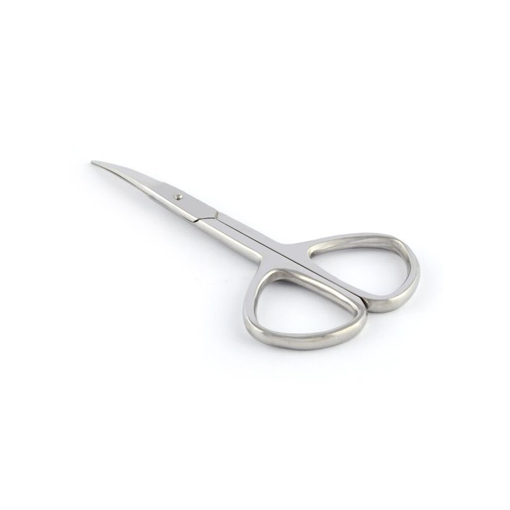 Ножницы для ногтей, длина 10 см, форма лезвий изогнутые, блестящие, Metzger