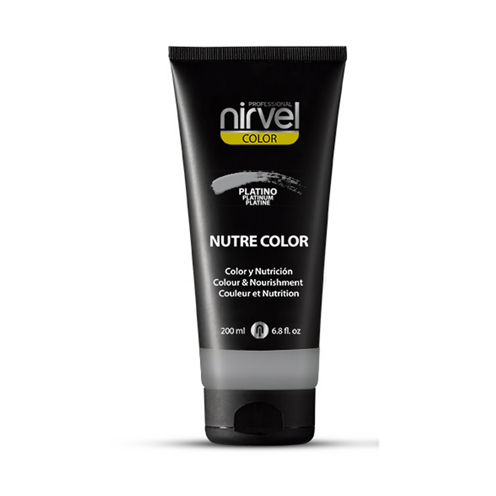 Красящая гель-маска питательная Платина/ Platino Nutre Color Nirvel 200 мл