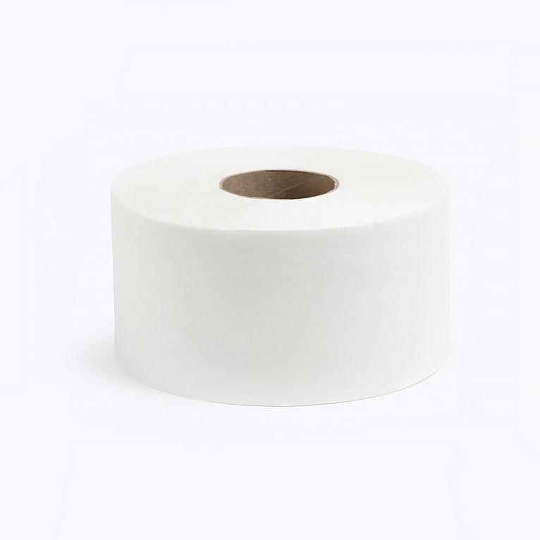 Бумага туалетная для диспенсеров, 2-х слойная, белая, б/аромата, 120 м
