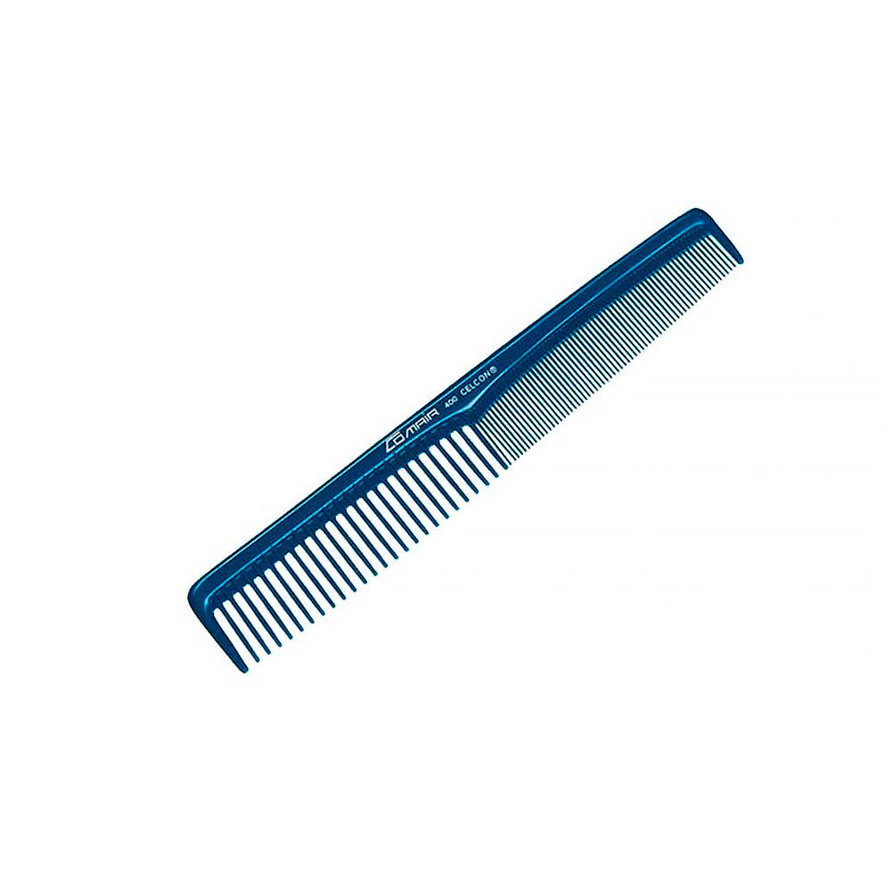 Comair Расчёска для стрижки волос, широкая, 18,5 см, №400 Celcon, цвет - Синий