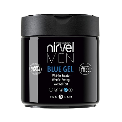 Гель для укладки волос сильной 4 ст фиксации/ Blue Gel NIRVEL 500 мл