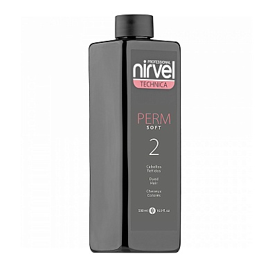 Nº2 Лосьон для перманентной завивки окрашенных волос/ Perm Soft Nirvel 500 мл