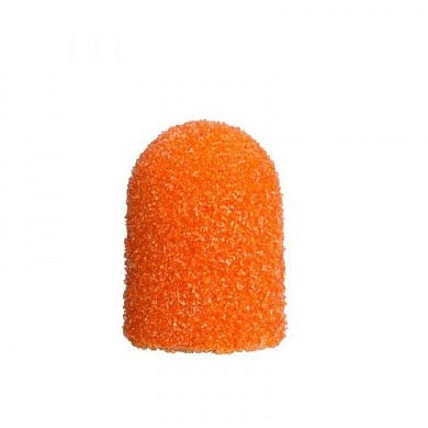 Одноразовый колпачок 7 мм, мелкий абразив, оранжевый, Lukas, 10шт