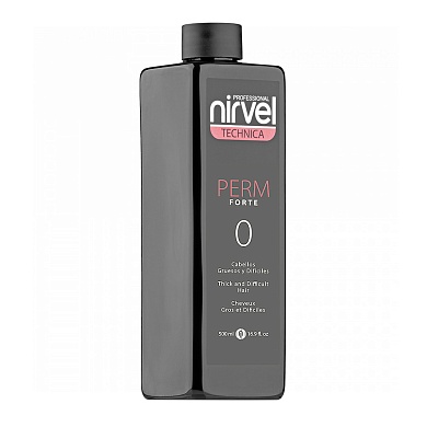 №0 Лосьон для перманентной завивки труднозавивающихся волос/ Perm Forte Nirvel 500 мл